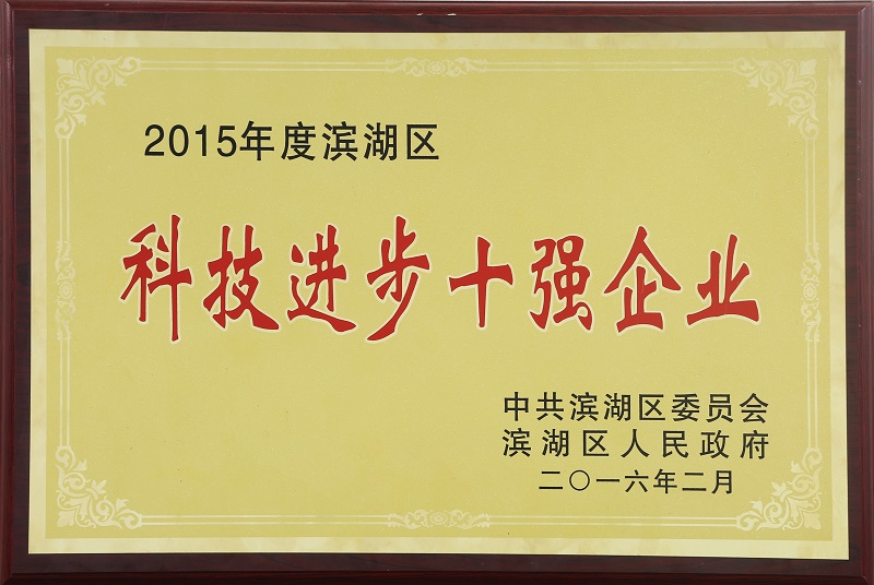 科技進步十強企業(yè)